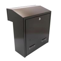 Cassetta postale, marrone, formato C4, 37,5x23x40 cm, Damech