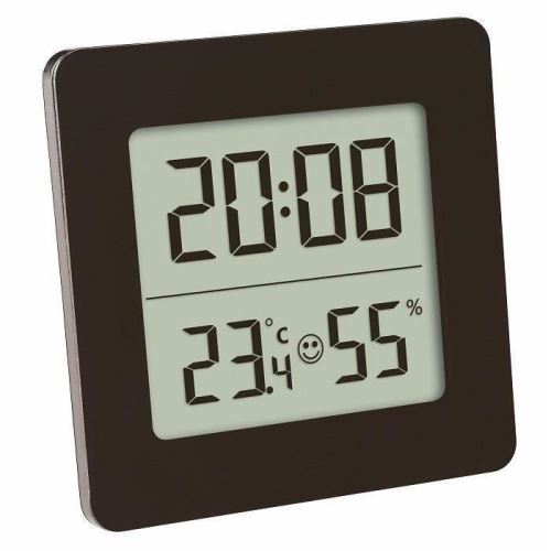 Digitale thermometer en hygrometer met klok en alarm TFA 30.5038.01