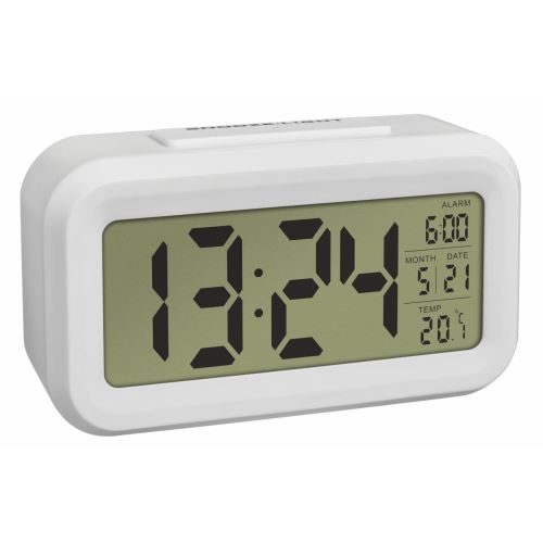 Termometro e orologio con sensore di luce TFA 60.2018.02