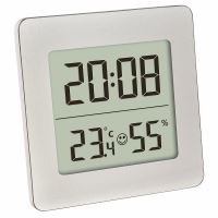 Termometro e igrometro digitale con orologio e sveglia TFA 30.5038.54