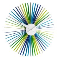 Orologio da parete analogico XXL, colorato, creato dal designer, modello DAISY, multicolore, TFA 60.3023.30