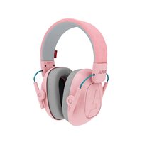 Cuffie antirumore pieghevoli per bambini da 5 a 16 anni, offrono protezione dell&#39;udito, SNR 25, rosa, ALPINE Muffy Kids Pink ALP26481