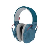 Cuffie antirumore pieghevoli per bambini da 5 a 16 anni, offre protezione dell&#39;udito, SNR 25, blu, ALPINE Muffy Kids Blue ALP26474