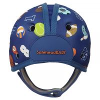 Casco di sicurezza per bambini con schiuma flessibile, ultraleggero, regolabile, 7-24 mesi, blu, SafeHead Baby Sporty, SHB004