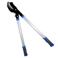 Cesoia per rami, tipo a incudine, manico in alluminio, gear plus, 70 cm, Aquacraft