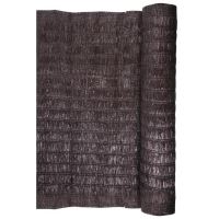 Rete ombreggiante, HDPE, 230 g/m2, grado di ombreggiatura 95%, marrone, 10x2 m