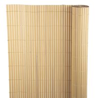 Schermo per balcone, terrazza, recinzione in PVC, stile bambù, 1300 g/m2, UV, 3x1,5 m
