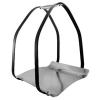 Supporto in ACCIAIO INOX per il trasporto e lo stoccaggio della legna per il camino/stufa, 36 cm