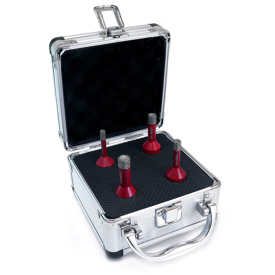 Set di 4 anime diamantate, M14, 6-12 mm, Strend Pro
