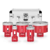 Corone diamantate professionali, M14, set di 5 pezzi, 20-68 mm, Strend Pro