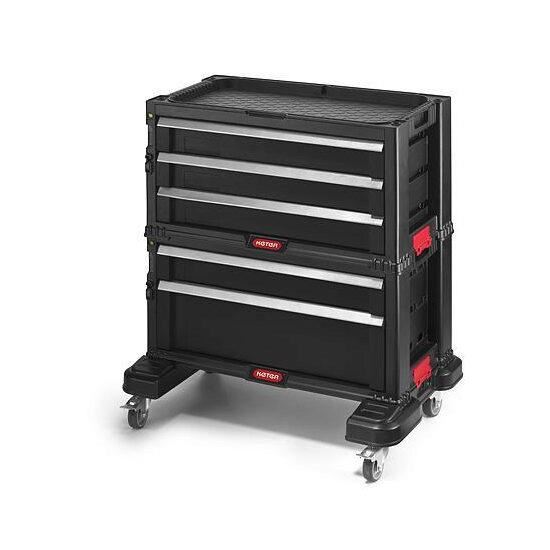 Werkzeugschrank mit 5 Schubladen KETER 562x289x502 mm