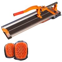 Tegel- en tegelsnijmachine, professioneel apparaat, apparaat met lagers, 600 mm, met kniebeschermers, Richmann Exclusive