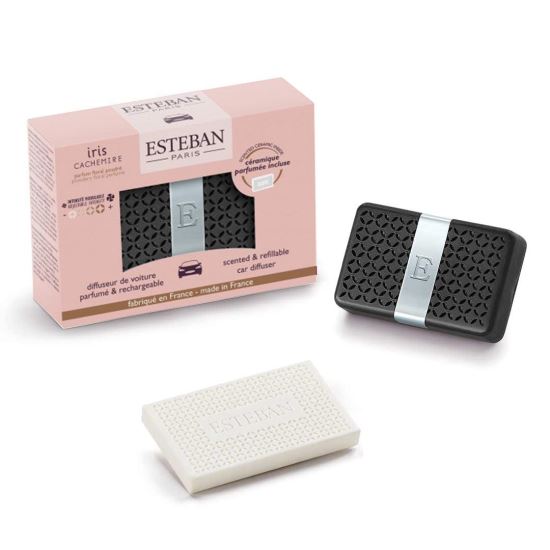 Car perfume diffuser Iris Cachemire - Esteban Paris