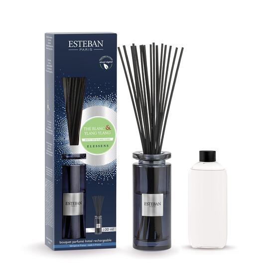 Diffuseur de Parfum Thé blanc et YlangYlang 100ml Esteban Paris
