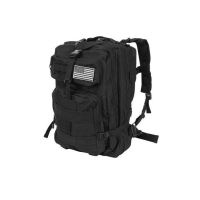 Cartella/zaino tattico, 5 scomparti, poliestere 600D, nero, 38 L, 37x29x55 cm, Isotrade