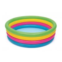 Aufblasbarer Pool für Kinder, rund, Regenbogen, 157 x 46 cm, Bestway Rainbow