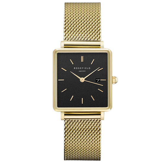 Orologio da donna Rosefield QBMG-Q06, 26mm, 3ATM, Oro