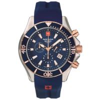 Men's watch Swiss Military 7040.9855, Quartz, 45mm, 10ATM, Silver