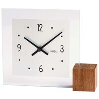 Orologio da tavolo AMS 104, Quarzo, Trasparente, Analogico, Moderno