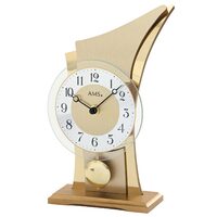 Orologio da tavolo AMS 1137, Quarzo, Oro, Analogico, Moderno
