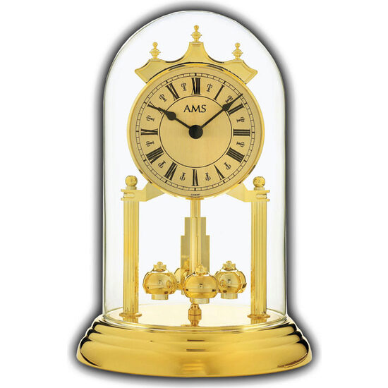 Orologio da tavolo AMS 1203, Quarzo, Oro, Analogico, Classico