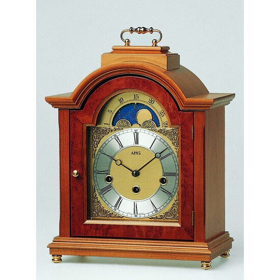 Orologio da tavolo AMS 2195/9, Meccanico, Marrone, Analogico, Classico