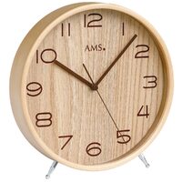 Orologio da tavolo AMS 5118, Quarzo, Marrone, Analogico, Classico