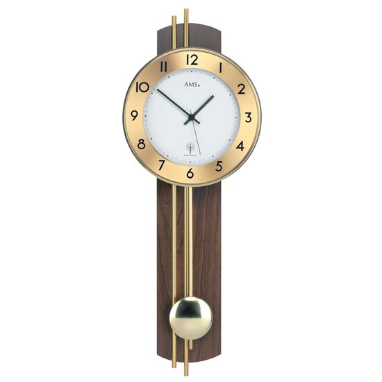 Orologio da parete AMS 5266/1, Quarzo, Bianco, Analogico, Moderno
