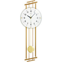 Orologio da parete AMS 5315, Quarzo, Bianco, Analogico, Moderno