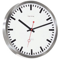 Wandklok Hermle 30471-000870, Quartz, Wit, Analoog, Modern