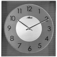 Orologio da parete Atlanta 4520/4, Quarzo, Grigio, Analogico, Moderno