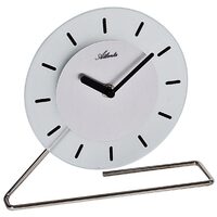 Orologio da tavolo Atlanta 3116/19, Quarzo, Bianco, Analogico, Moderno