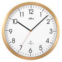 Orologio da parete Atlanta 4382/9, Quarzo, Bianco, Analogico, Moderno