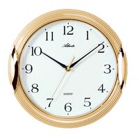 Orologio da parete Atlanta 4235/9, Quarzo, Bianco, Analogico, Classico