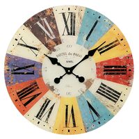 Orologio da parete AMS 9467, Quarzo, Multicolor, Analogico, Classico