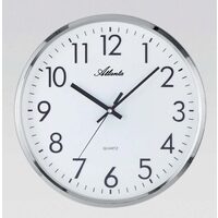 Orologio da parete Atlanta 4316, Quarzo, Bianco, Analogico, Moderno