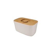 Portapane con Coperchio Tritatutto Bianco - Joseph&amp;Joseph