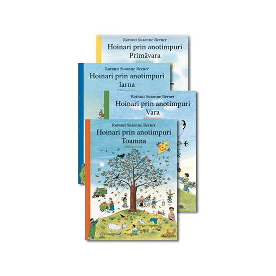 Pachet Hoinari prin anotimpuri - 4 cărți ilustrate