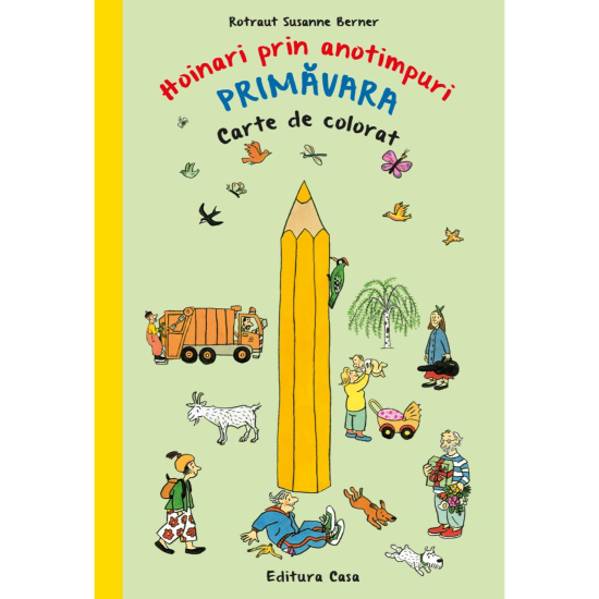 Carte de colorat - Hoinari prin anotimpuri. Primăvara
