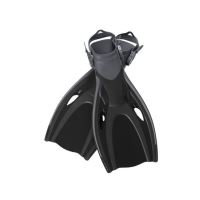 Schwimmpfoten, Flossen, Silikon, schwarz, verstellbare Größe 37-41, 41x22 cm, Bestway