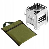 Forno da campeggio, con coperchio, modello Survival, acciaio inossidabile, 11,5/12,8x16 cm, NEO