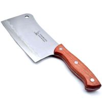 Barra/mannaia in acciaio inox, manico in legno, 36 cm, Perfect Home