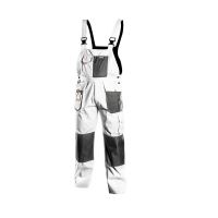 Werkbroek met slabbetje, overall, wit, model HD, maat LD/54, NEO