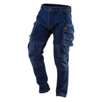 Werkbroek type jeans, met knieversterkingen, model denim, maat XS/46, NEO