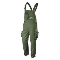 Pantaloni da lavoro con pettorina, tuta da lavoro, modello Camo, oliva, taglia L/52, NEO