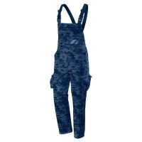 Pantaloni da lavoro con pettorina, tuta da lavoro, modello Camo Navy, taglia XXL/56, NEO