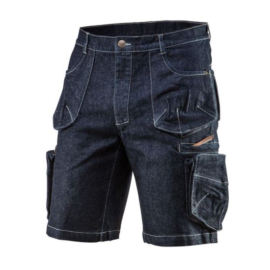 Pantaloncini da lavoro tipo jeans, modello Denim, taglia XXL/56, NEO