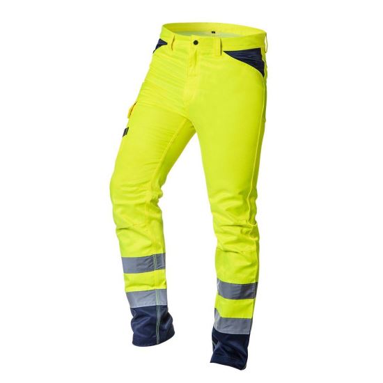 Pantalón de trabajo slim fit, reflectante, modelo Visibility, talla XXL/56, NEO