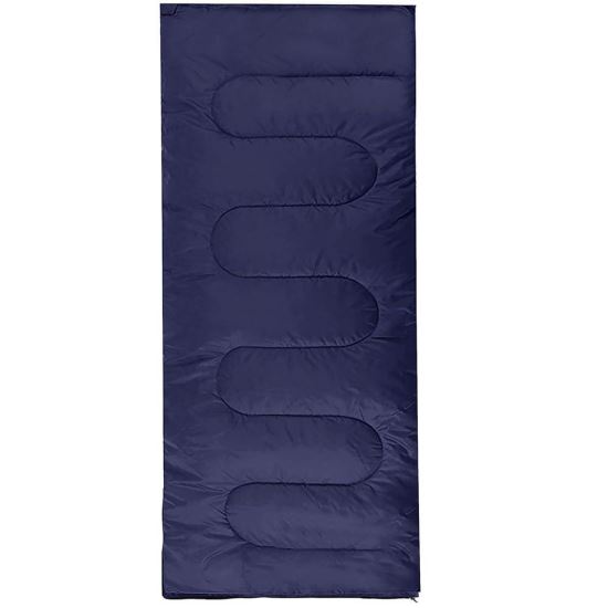 Schlafsack, Tourist, 2 in 1, blau, 190x73 cm, Springos