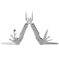 Utensile, coltello tascabile, multifunzione, 22 in 1, punte/punte, con coperchio, acciaio inossidabile, 16x12,5x1,5 cm, Springos